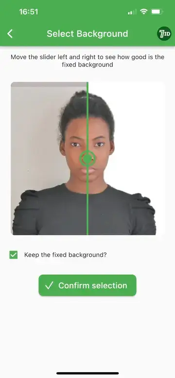 Приложение 7ID: Премахване на фона на паспортна снимка