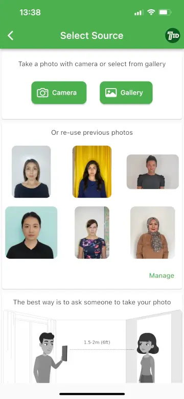 7ID-sovellus: Uzbekistan Visa Photo Maker